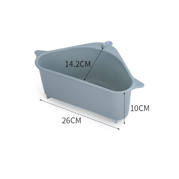 2-pack - Diskho/sköljlådefilter - Skölj frukt och grönsaker Grå