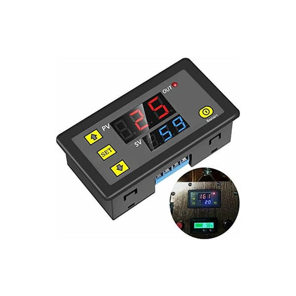DC 12V 20A Digital Programmerbar Relé Timer Tidssyklus Forsinkelsesbrytermodul