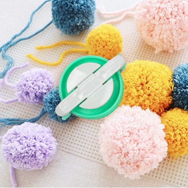 4 st Pom Pom Maker, 4 storlekar Pompom Making Tool Set DIY  Stickning Craft Tool Set