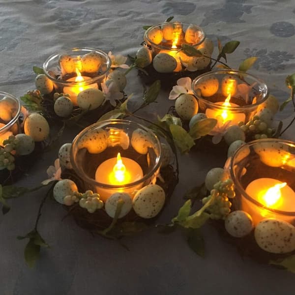 LED telys, 24 flammeløse telys, til bryllup, fest, bord