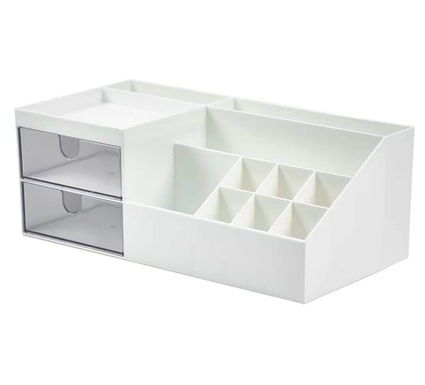 Makeup-arrangör med en låda (2 lådor)