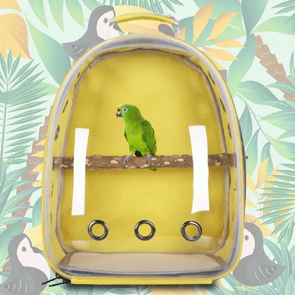 Fågelbärare, Reseryggsäck för sällskapsdjur för utomhusbruk, Papegojafågelbärarväska, för papegojhusdjur och fågelmiljö