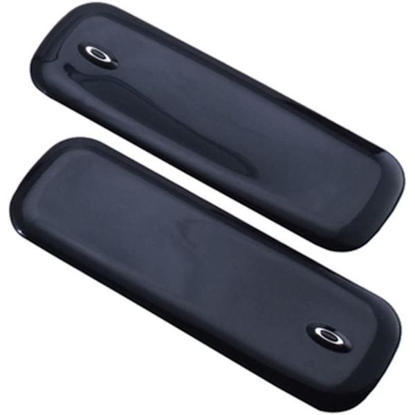 2-pack stötfångarskydd för bil, reptålig skyddande antikollisionsremsa (svart) Black
