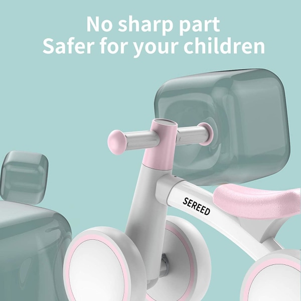 Baby 12-24 månader, första 4-hjuliga cykeln för pojkar och flickor, present color 3
