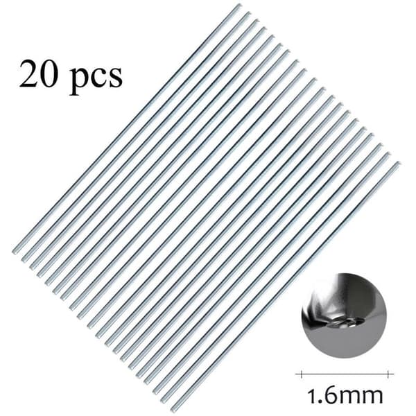 20 stk. 16 mm let aluminiumssvejsetråd til lav temperatur