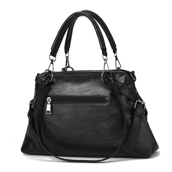 Damehåndtasker Stor Crossbody Taske (Sort og Hvid)