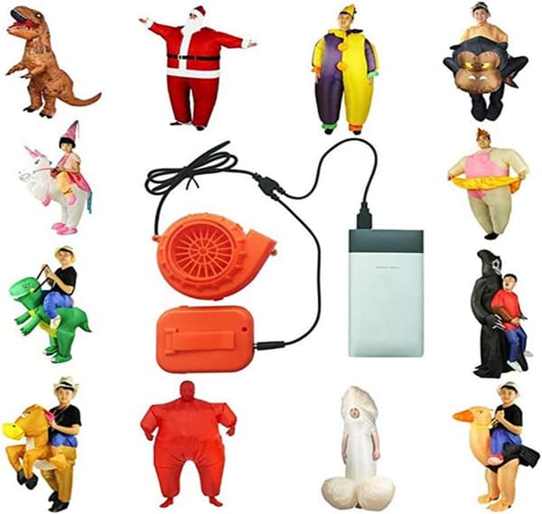 Halloween Miniblæser til Halloween Dinosaurkostume til Dukke Maskothoved