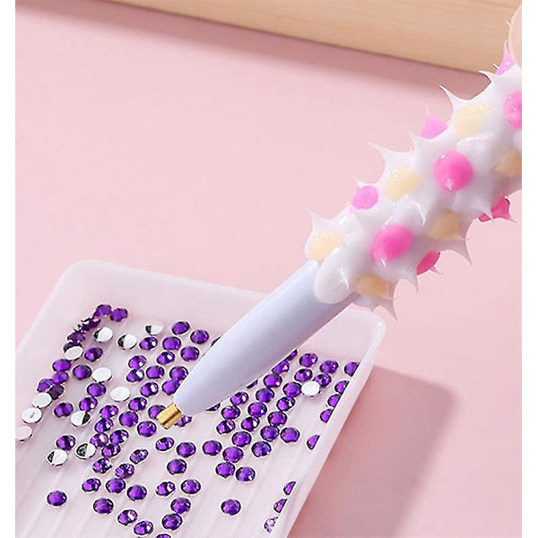 5D Diamantmålning Pen Cross Stitch Tillbehör DIY Hantverksverktyg (Gul) Yellow