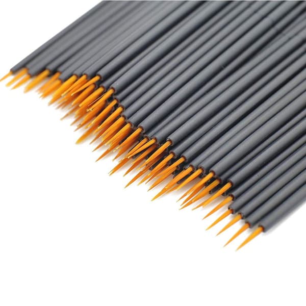 Engangs eyelinerbørste, eyelinerapplikator, bærbar eyeliner (sort) 150 stk.