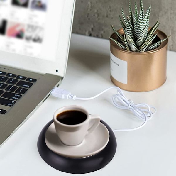 USB-värmare Värme Dryck Muggmatta Hemmakontor Kaffe Te Mugg Pad(Svart) Black