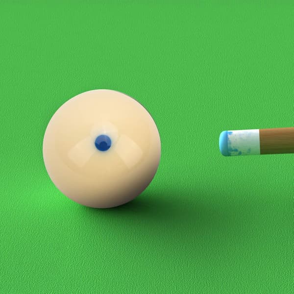 57,2 mm biljard køball, køball biljardtilbehør (blå) Blue