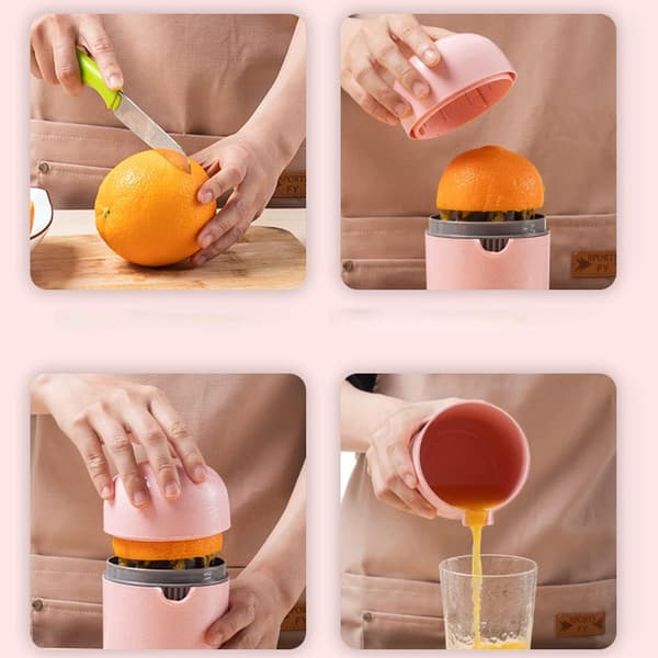 2 x Citronpress, Citruspress, Manuell Juicepress, Multifunktionell Apelsinpress, Citrusfruktpress