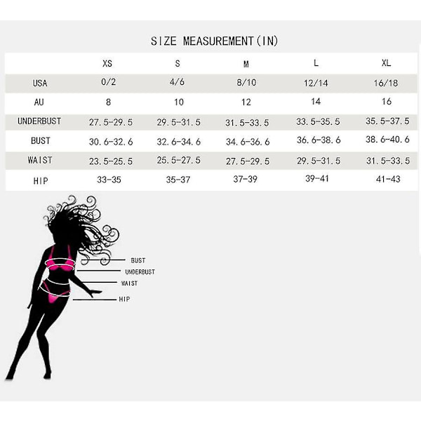 Kvinnors Bikini Badkläder Blommigt Tryck Spets Upp Flera Färger Remmar, Vit+Grön, L White l