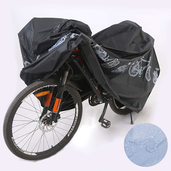 2-pack cykelskydd cykel regnskydd skyddsskydd vattentäta cykelskydd regn
