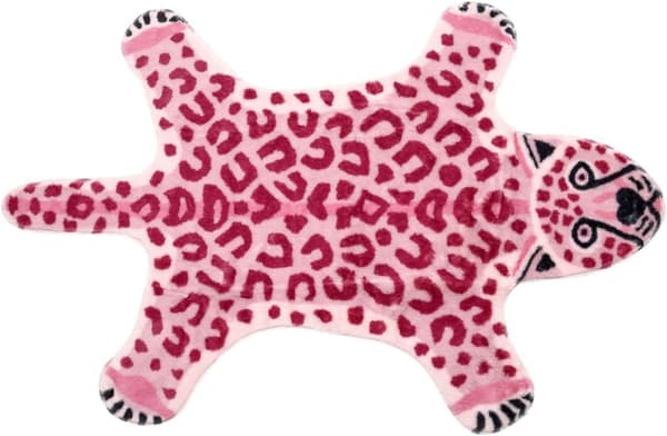 Leopard/løver/tigerprint tæppe, imiteret pels - Til at dekorere et børneværelse (stil 1)