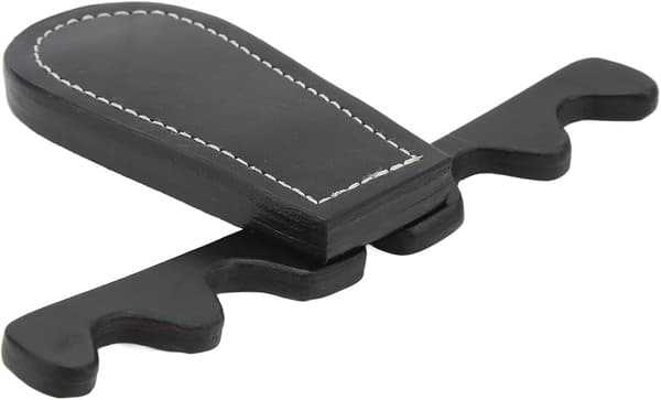 Bærbar foldbar køholder holder 4 køer mod bord, sadellæder billardkøholder pool