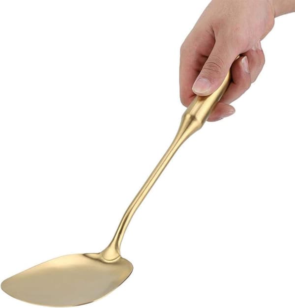 Øseske Suppe Rustfrit Stål Køkkenspatel Venderedskab (Tyrant Guld 1)