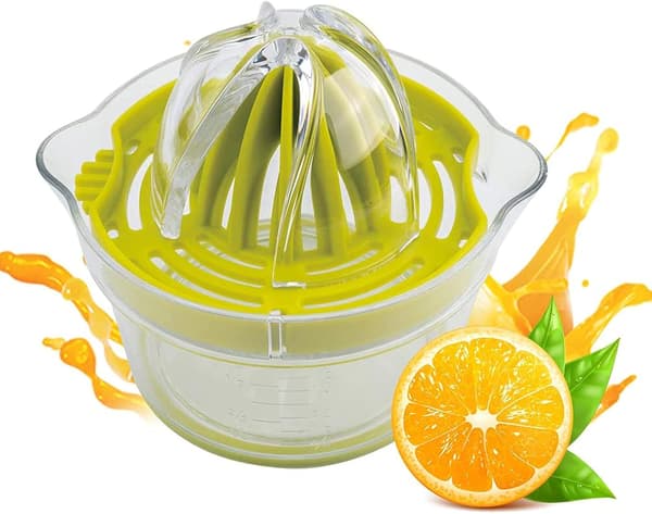 Citruspress Manuell citronpress med 400 ml behållare, Ø12,5 cm