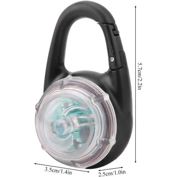 LED-halsband för husdjur, lysande nattpromenad, säkerhetshänge, hundhalsband, lysande krage (färgglad) Colorful