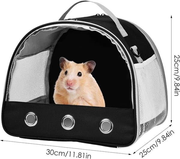 Kæledyrstaske, åndbare kæledyrstasker, til hamster (grøn) Green