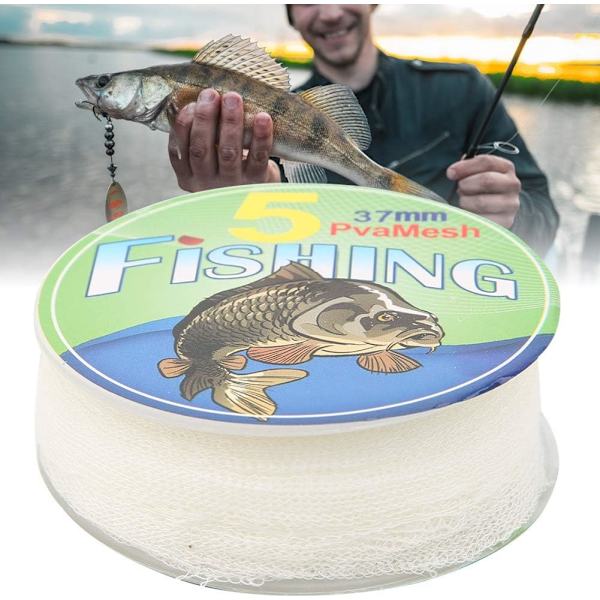 5M Vattenlöslig Fiske Linje, PVA Vattenlöslig Nät Fiske Tillbehör (37mm) Fiske Tillbehör