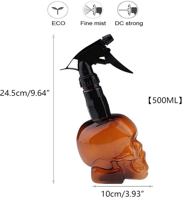 2-pack sprayflaskor, frisörspray Ultra tomma vattenflaskor, sprayflaska för växter (500 ml)
