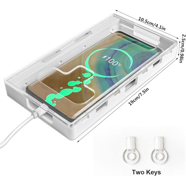 Telefon Säker Lås Boxar, Multi-Purpose Lås Box Kök Förvaring och Spargris Behållare|Telefon Lås Box