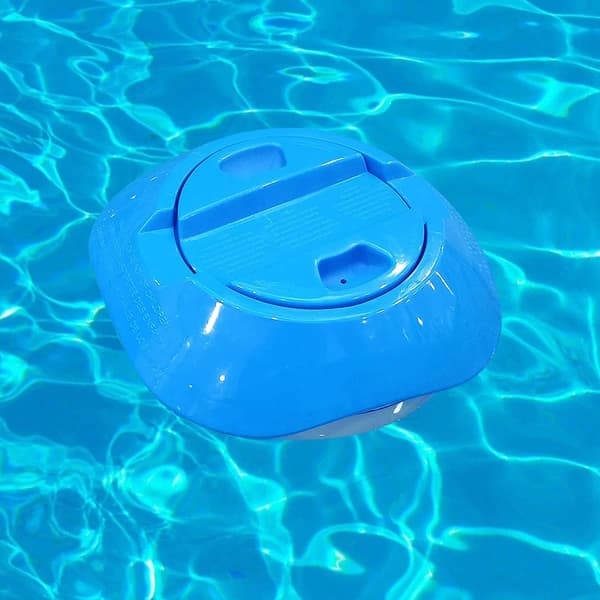 Poolflyder til klor-/bromtabletter op til 3,1\", Sammenklappelig flydende klor-/bromdispenser