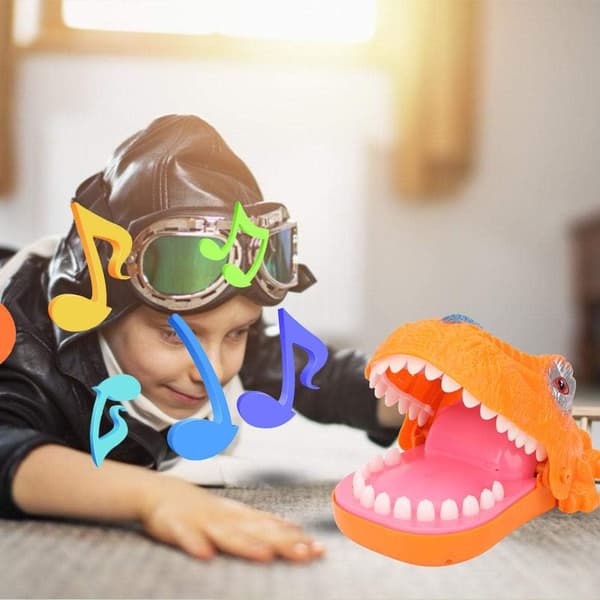 Børns Krokodille Bidefinger Dekompression Legetøj (Dinosaur)