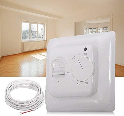 Smart 230V AC 16A Elektrisk Varmestyring Manuell Termostat Gulvvarmeapparat Gulvsensor
