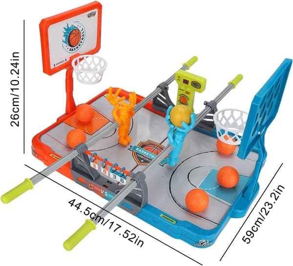Skrivbordsbasketleksak Arcad Basketspel Mini Basketplan Basketkorg Set