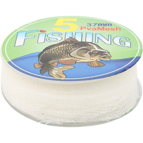 5M Vattenlöslig Fiske Linje, PVA Vattenlöslig Nät Fiske Tillbehör (37mm) Fiske Tillbehör