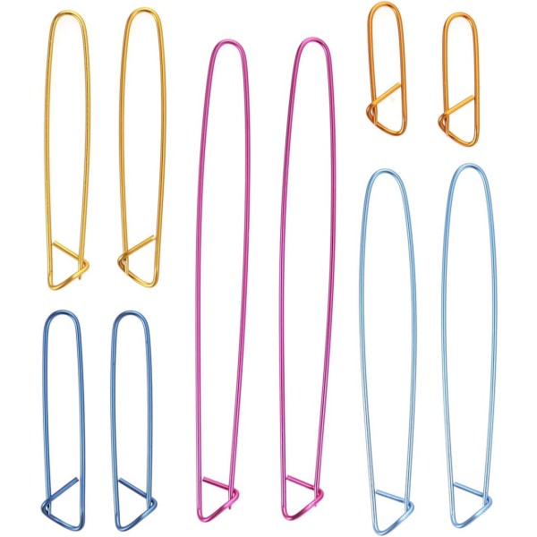 10 st garnnålshållare set nålar Legering säkerhetsnålar (slumpmässig färg)