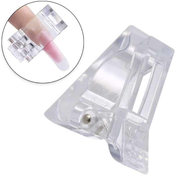 Paket med 5 snabba nagelspetsar fingerförlängning LED Builder Nail Gel Manikyrset