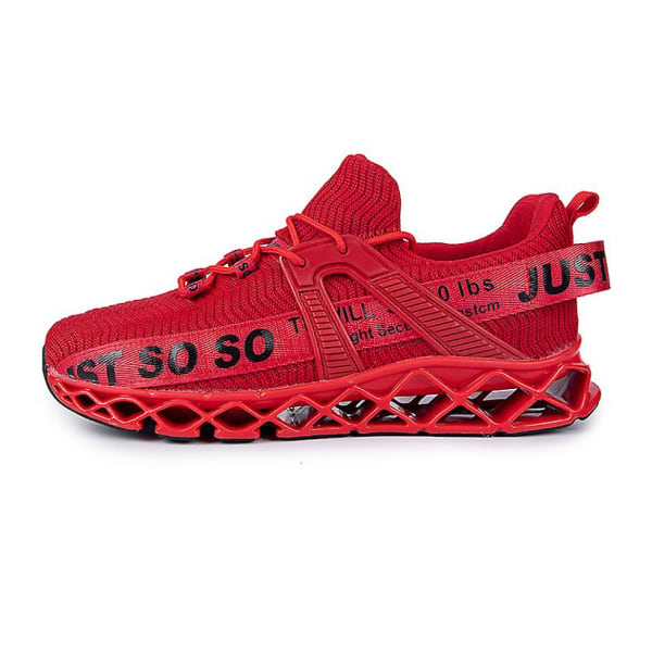 Löparskor som andas Blade Slip on Sneakers Herr Röd storlek 45 red 27.5cm