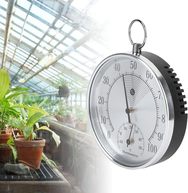 Växthus Hygrometer, Temperatur Fuktighetsmätare, för Växthusplantering