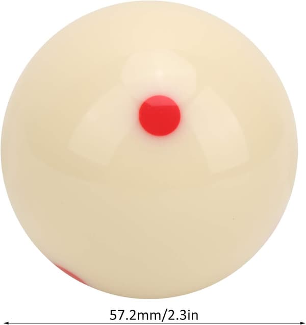 57,2 mm billardkugle, Køkugle Billard tilbehør (rød) red