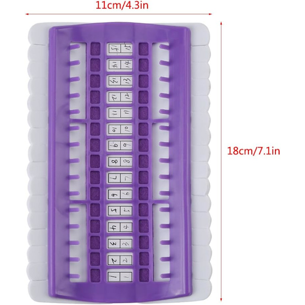 30 positioners nåltråd organizer broderi tråd organizer syverktyg (ros) Rose Red