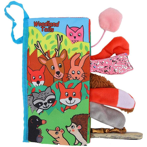 Mjukt tyg Senses 3D svans Ripstop bok djur svans tyg leksaker (skog) color 4