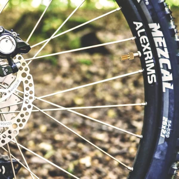 2 stk. Presta til Schrader messing cykelventiladapter med tætningsringadapterkonverter