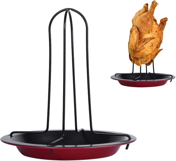 Kyllingsteker - Non-stick Vertikal Kyllingstekegrillstativpanne