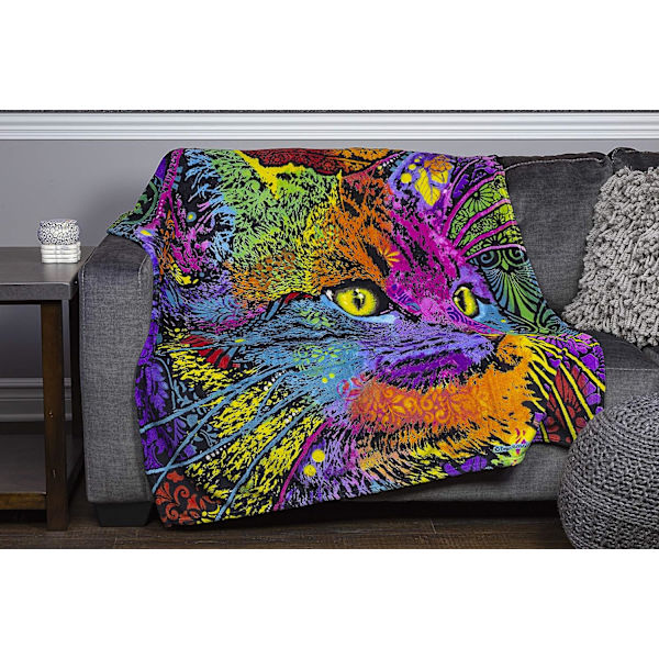 Mjuk plysch ullfilt Flanellfilt Luftkonditioneringsfilt 150*130 (kattunge 1) color 3