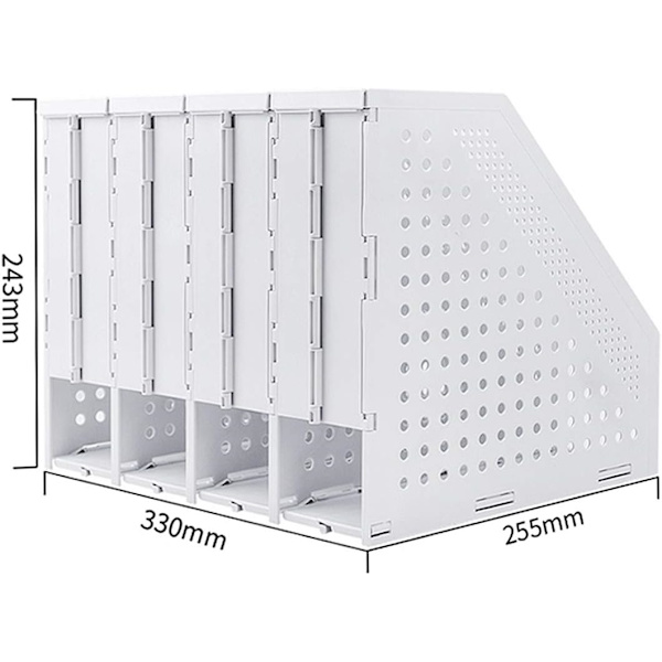 Böcker Fällbara Dokument Expandable Justerbar Hållare Bokstöd Bokhållare Bokhylla Skrivbord（ljusgrå） light gray