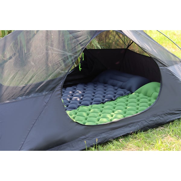Superlätt camping med madrass madrass självuppblåsbar madrass Campingmadrass med campingmadrass Army green