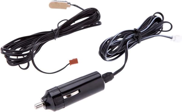 1 stk. 12V Bil Digital Termometer Voltmeter Ur Alarm Monitor