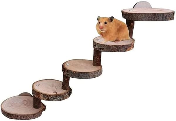 Hamster træningslegetøj, træhamster klatrelegetøj