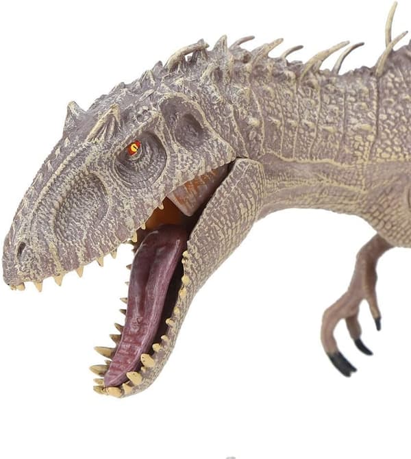 Børns Jurassic World Realistisk Plastik Dinosaur Model Legetøj (Grå)