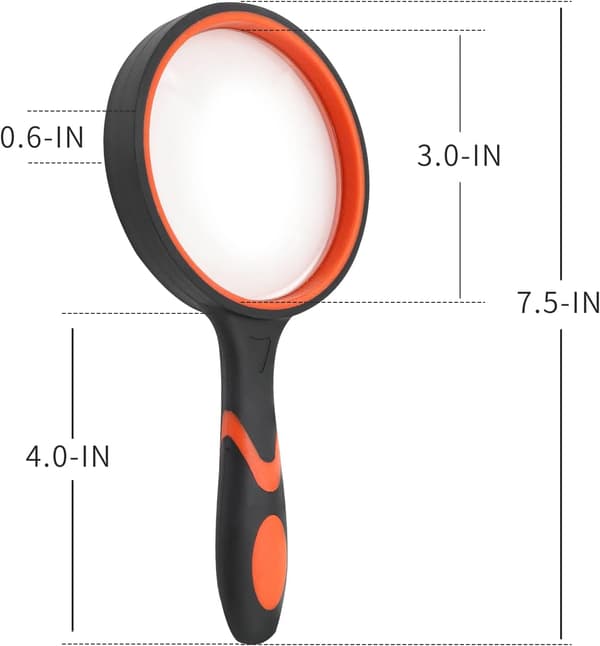 75mm 10x halkfri gummibelagd handlupp med 2 st