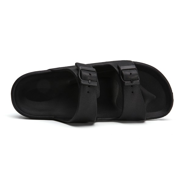 Bekväma klassiska sandaler för män med justerbar rem（svart 41） black 41  ca69 | black | 41 | Fyndiq