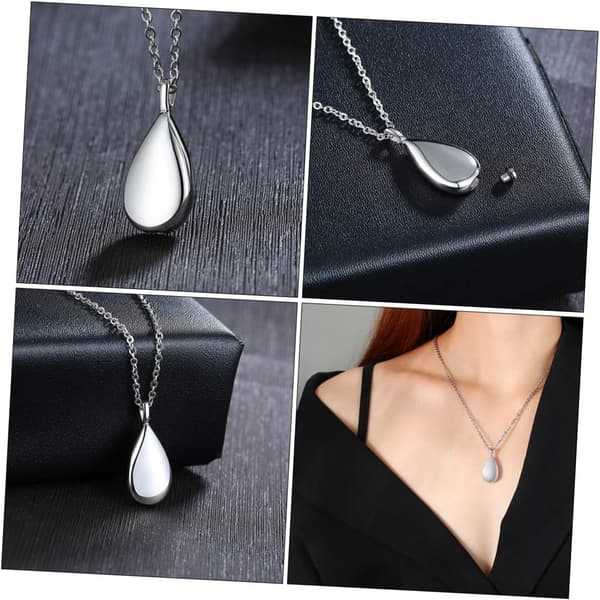Parfymeanheng Diffuser Ask Dråpe Duft Eterisk Aromaterapi Morsdagsgave (sølv) Silver